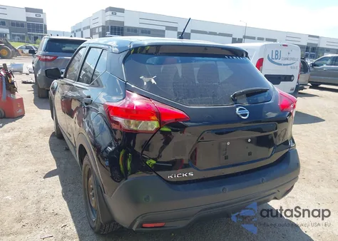 2020 Nissan Kicks S Xtronic Cvt z USA, uszkodzony, nr VIN 3N1CP5BV1LL508471